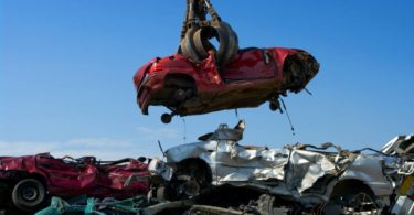 La destruction d'un véhicule