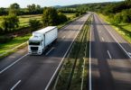 Un poids-lourds avec de nouvelles pièces