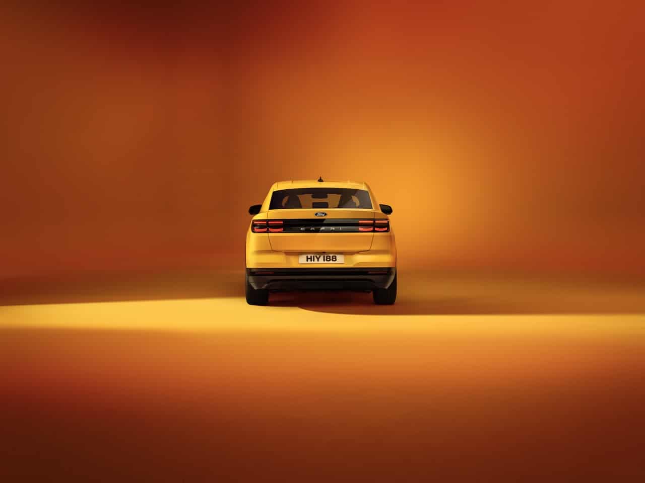 L'arrière du Ford Capri 2024