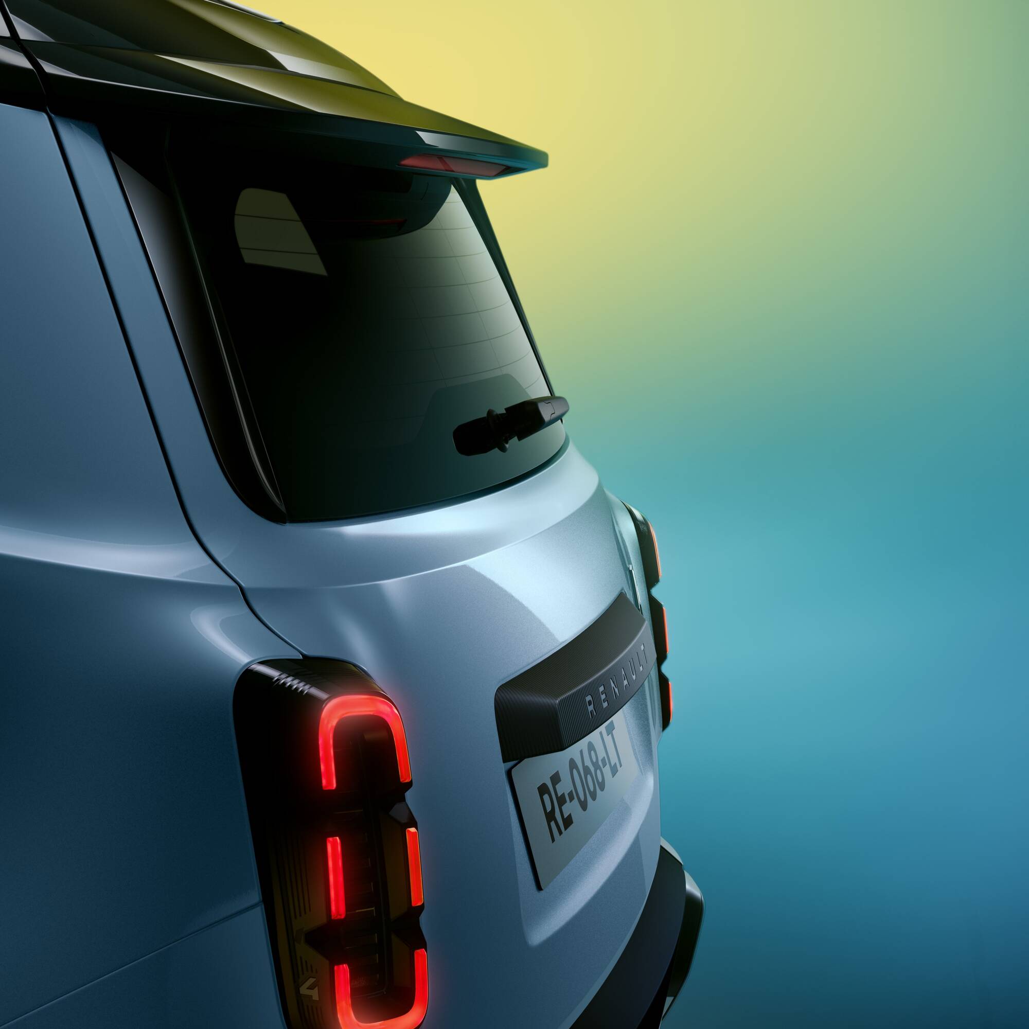 Renault 4 E-Tech electric arrière