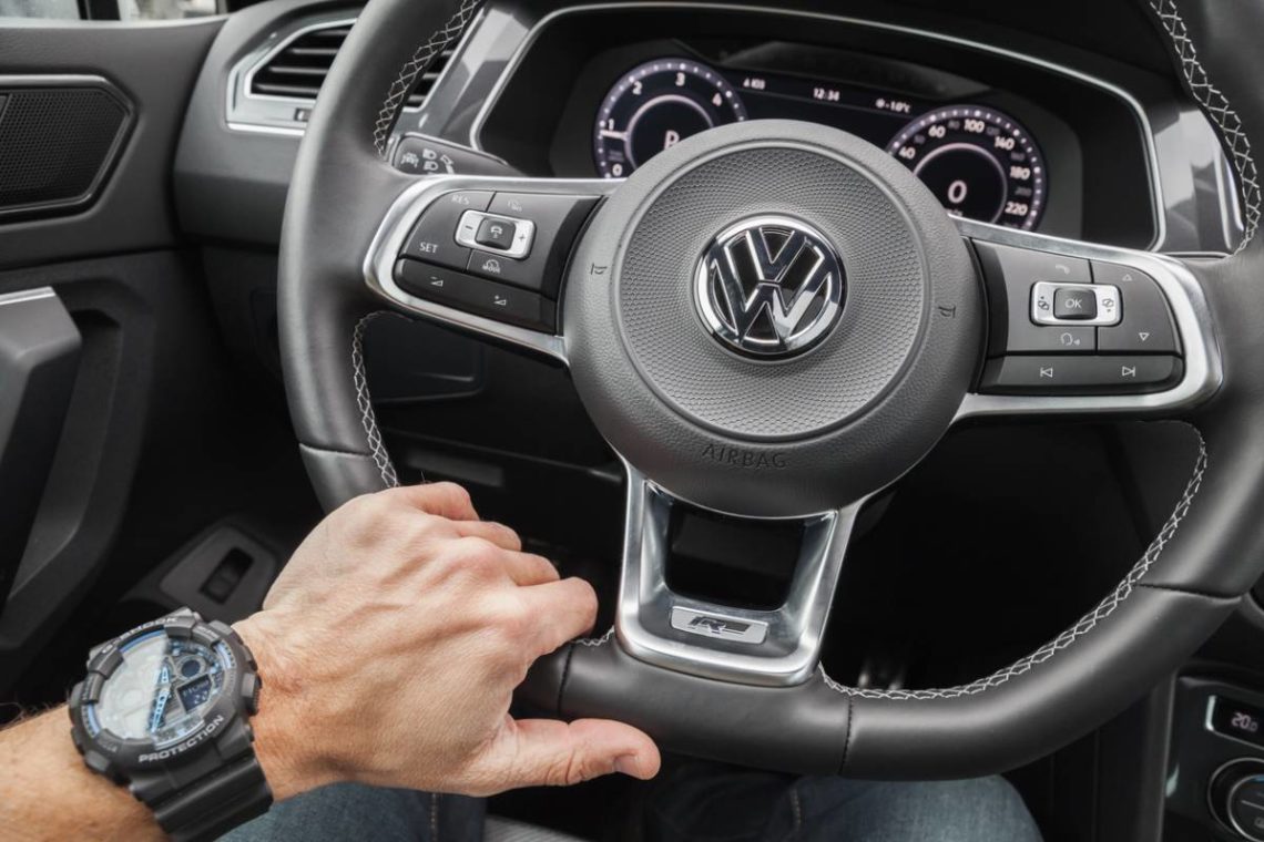 Le volant du Volkswagen T-Cross