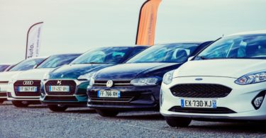 Un stock de voiture d'occasion